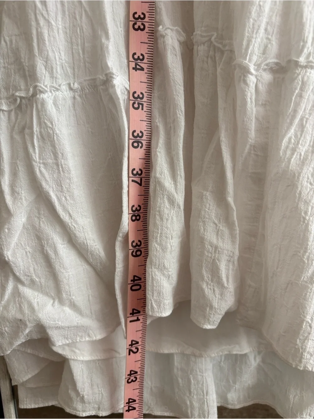 Abercrombie & Fitch White Tiered Halter Maxi Dress
